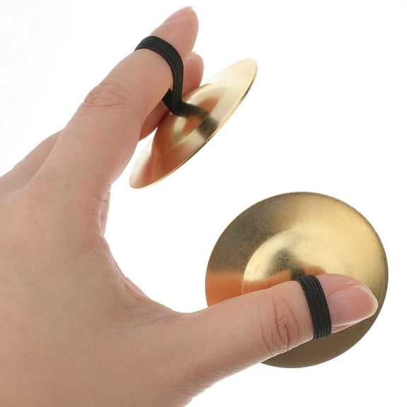 GAXIRE 6pcs Traditional Cymbal Finger Cymbals for Adults in Belly Dancing