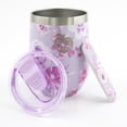 thumbnail image 6 of Hi Peach Layne, Mother's Day Gift Set, Purple Floral Wine Tumbler with Nail File, 6 of 10
