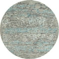 thumbnail image 1 of Ahgly Company Machine Washable Indoor Round Contemporary Silver Gray Area Rugs, 4' Round, 1 of 7