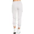 thumbnail image 2 of Innerwin Pantalons Cargo avec Poches Bas pour Femmes Plage Jambe Droite Pantalon Boho Blanc TG, 2 of 3