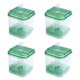 thumbnail image 1 of 4x tanque de peces de plástico acuario filtro caja inferior transparente verde Afortunado Sencillez, 1 of 5