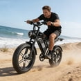 thumbnail image 4 of 2200W Peak Electric Bike for Adults, 30MPH & 75 Miles, 48V 20Ah Cargo Ebike,NFC Unlock,All-Terrain Off-Road Electric Mountain Bicycle,Disc Brake , Cycling Bag & Phone Mount Included,UL2849, 4 of 12