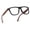 Matte Black & Wood, variant on Oversized Blue Light TR-90 Reading Glasses for Men – Medium Fit, Sturdy Frame, Spring Hinges, Premium Readers, Black, +2.25