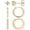 Gold-cz stud, variant on Generic Small Sterling Silver Huggie Hoop Earrings Set for Women, Hypoallergenic 14K Gold Plated Hoops Stacks for Multiple Piercings, Dainty Cute Mini Lightweight Cartilage Studs Trendy Jewelry Gift