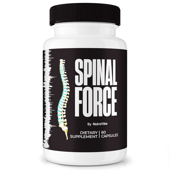 Spinal Force Capsules, SpinalForce Back & Joint Supplement, All-Natural Formula To Suppport Flexibility and Overall Healthy Joints, Official Spinal Force Reviews (60 Capsules)