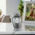 thumbnail image 7 of Reminded Pet Cremation Urns for Dog and Cat Ashes, Brass Memorial Paw Print Urn - Extra Small Keepsake Gray, 7 of 7