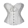 thumbnail image 1 of Femmes Vintage Corset Overbust Classique Bustier en Acier Os Lace Up Top, 1 of 4