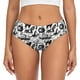 thumbnail image 1 of Fotbe Black White Halloween Calzones Estampados para Mujer – Ropa Interior de Algodón, Cómoda, Suave y Elástica-Small, 1 of 6