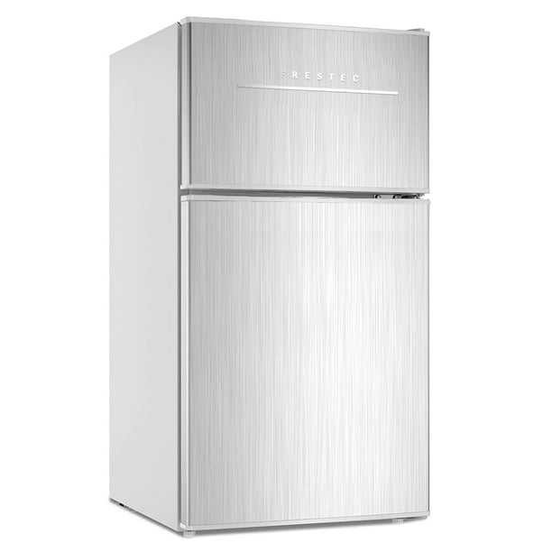 Mini frigo, 87l réfrigérateur électrique avec congélateur, 7 réglages de  température porte réversible, mini réfrigérateur pour ch - Achat / Vente  mini-bar – mini frigo mini frigo, 87l réfrigérateur électrique avec  congélateur