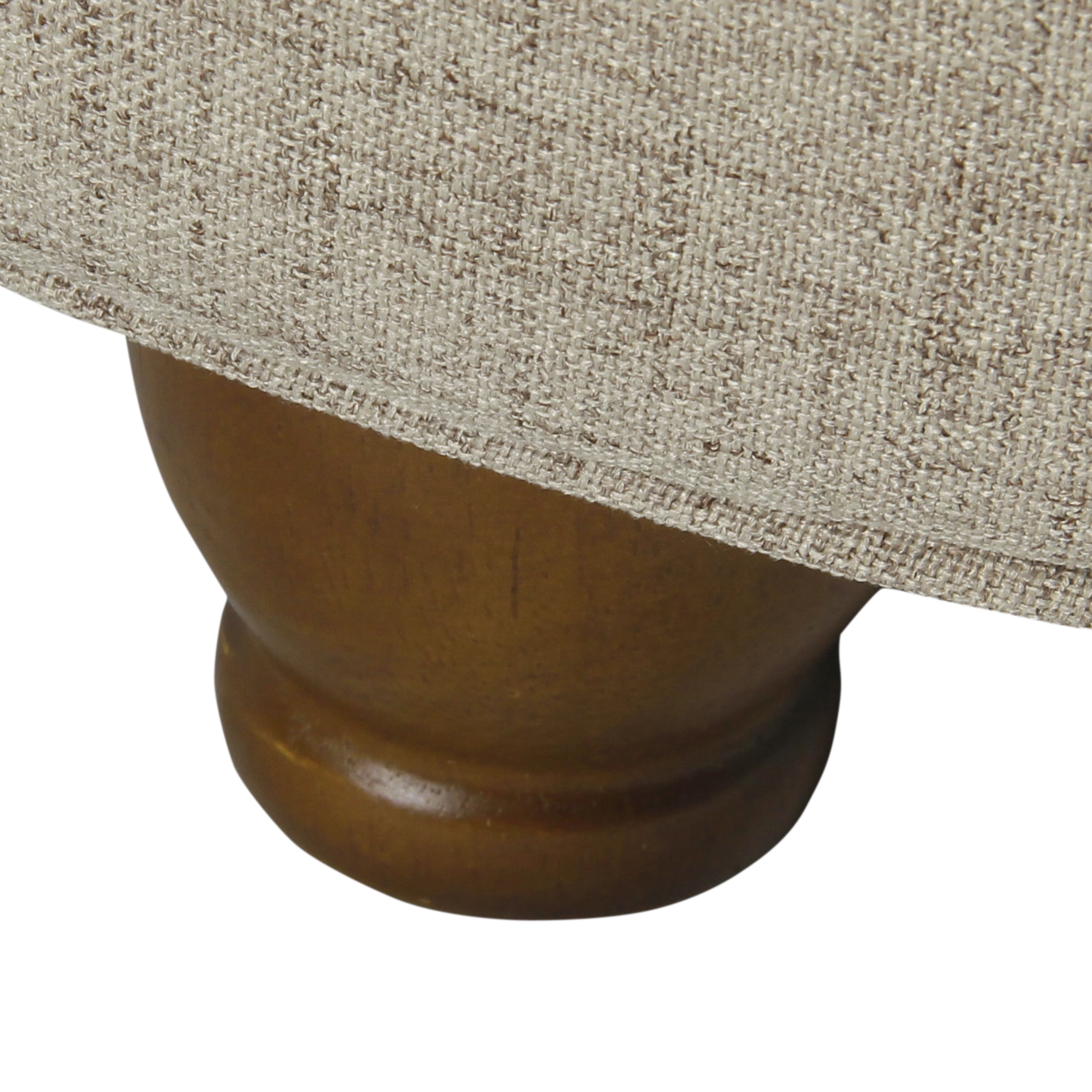 HomePop Large Tufted Round Storage Ottoman, Multiple Colors