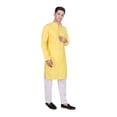 thumbnail image 2 of TRILOKI Mens Kurta Pajama Set Indian Casual Cotton Ethnic Indian Traditional Wear, 2 of 7