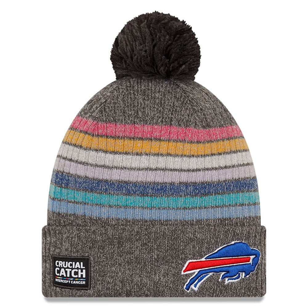2021 NFL Crucial Catch Pom Knit Hat 