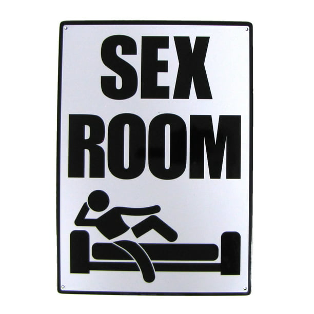 Sex Room Novelty 8x12 Funny Warning Sign Garage Wall Man Cave Door Home 