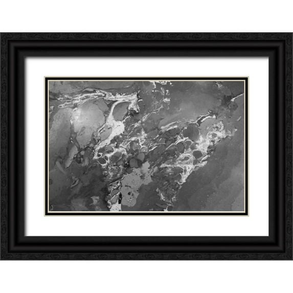 Murdock, Ramona 32x23 Black Ornate Wood Framed with Double Matting Museum Art Print Titled - Marble Tones