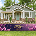thumbnail image 6 of Floral Women's History Month Banner Celebration Feminine Design Backdrop Perfect for Events Photography Decor Decoration Party Supplies Background, 6 of 8
