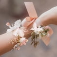 thumbnail image 2 of WEUVEB Stylish Floral Wristlet Bracelet for Bridesmaids, Wedding Jewelry Accessory, Ideal for Special Events and Decorative Wear, 2 of 8