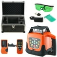 thumbnail image 1 of VEVOR Laser Level, 2000ft, 360 Degree Self Leveling Green Cross Line Laser, 5 Rotation Speeds & 4 Scanning Angles Adjustment, IP66 Waterproof Remote Control Manual Self-leveling Mode, Battery Included, 1 of 9