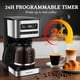 thumbnail image 2 of Cafetera Taylor Swoden programable para 12 tazas, color negro caliente/helado, 2 of 9