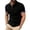 Black, variant on Mens Polo Shirts Short Sleeve Regular Fit Fashion Designed Shirt