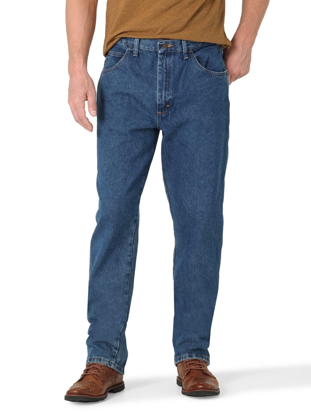 Jeans Dome a Gamba Dritta E Vestibilità Rilassata