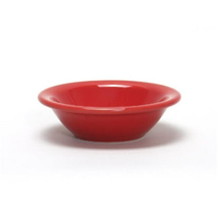 

Tuxton NQD-045 Vitrified China Vitrified China Healthcare Fruit Dish Cayenne - 3.5 oz - 3 Dozen