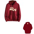thumbnail image 5 of Sudaderas con capucha con estampado de letras y estrellas para mujer, chaquetas holgadas de manga larga de gran tamaño, estilo Retro Harajuku, Hip Hop, gótico, con cremallera, Y2K, 5 of 5