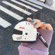 thumbnail image 1 of RV Funda de silicona para Airpods compatible con Airpods 1 y 2 Case Funny Cute Cartoon 3D [Cool Game Series] (casco de motocicleta) Rojo Verde, 1 of 5