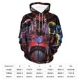 thumbnail image 2 of Power Rangers Unisex Adult Hoodie Casual Hooded Sweatshirt Pullover Novelty 3D Printed Sweater Jacket 3XL, 2 of 8