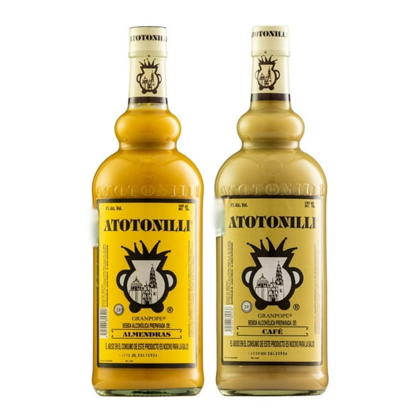 Duo Pack Rompope Atotonilli Rompope Almendras y Café 1000 ml