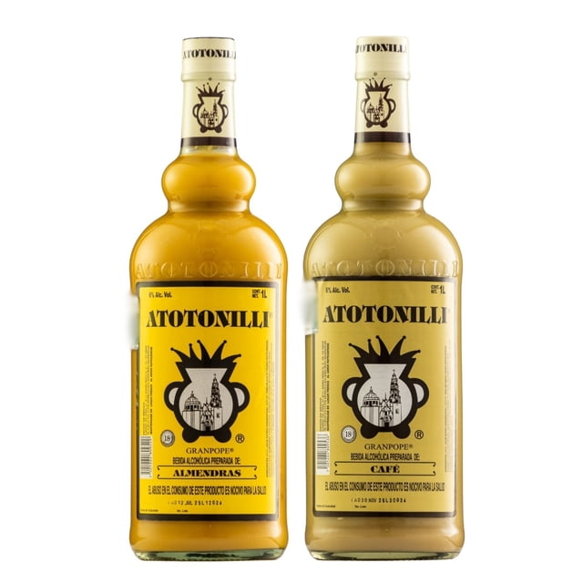 Duo Pack Rompope Atotonilli Rompope Almendras y Café 1000 ml