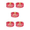 thumbnail image 3 of QualitChoice Bracelet Multi-Couches Boucle Magnétique Cuir Multicolore Léopard Impression Valentines Jour Cadeaux Bracelets Bijoux à la Main Rouge 5Set, 3 of 6