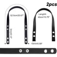 thumbnail image 2 of 2 asas de repuesto para bolso de piel sintética negra de 15,7 pulgadas., 2 of 7
