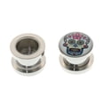 thumbnail image 4 of 1 Par Hombres Mujeres Tornillo de Oreja Camilla Calibrador, 4 of 6
