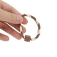 thumbnail image 5 of Unique Bargains 1 Pc Fashion Woven Hair Elastic Band for Home Beige Coffee Color, 5 of 5