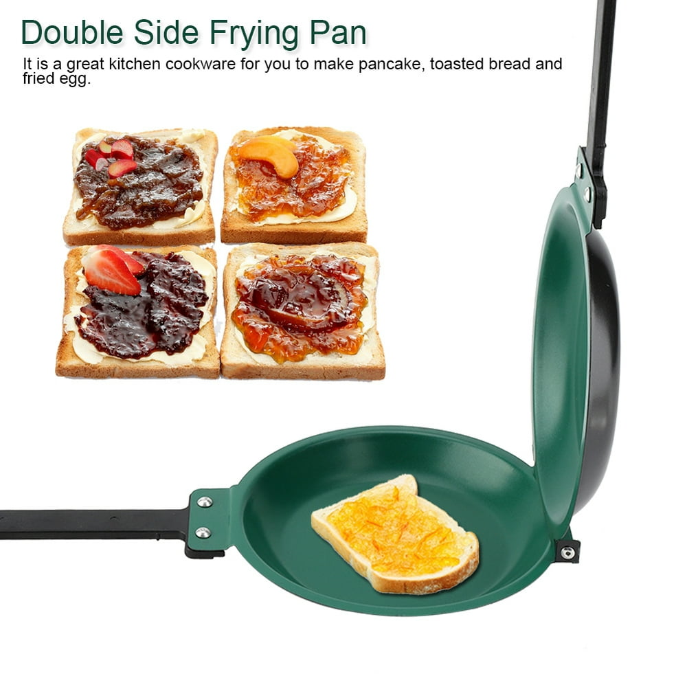 Tebru Double Side Pan, Flip Frying Pan,Double Side Nonstick Ceramic