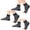 Black1#, variant on 3Pairs Plantar Fasciitis Compression Socks for Women & Men Ankle Socks for Plantar Fasciitis Relief ,Foot/Heel Pain for Everyday Use