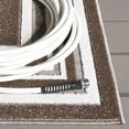 thumbnail image 3 of SAFAVIEH Cabana Rado Bordered Indoor/Outdoor Runner Rug, Brown/Ivory, 2'2" x 8', 3 of 12