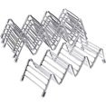 thumbnail image 1 of Taco Holder 4 Pack Stainless Steel Taco Stand Taco Rack Space for up to 16 Hard or Soft Shell Tacos, 1 of 7