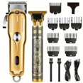 thumbnail image 1 of Cordless Professional Hair Clippers Set for Men - Beard Trimmer and Grooming Kit - Perfect Holiday Gift, 1 of 5