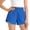 Blue, variant on Girls' Athletic Shorts with Built In Liner, Quick Dry Running Gym Shorts, Elastic Waist Active Wear Short Pants for Sports Workout Casual Summer