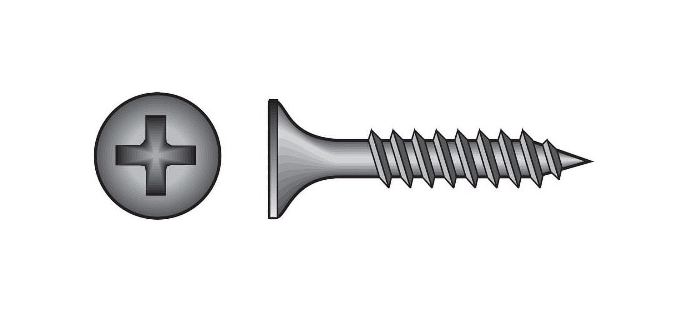 Hillman 39292 Drywall Screws No. 6 X 2-1/4" L Phillips Black Phosphate