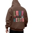 thumbnail image 3 of WILLBEST Sudaderas para Hombre Sudaderas con Capucha y Sudaderas para Hombre Sudadera con Capucha Informal Holgada con Estampado De Letras para Uso Diario Otoño Invierno Ropa De Calle Cómoda XXGrande, 3 of 3