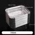 thumbnail image 3 of 25/50 piezas de moldes desechables para hornear de aluminio, utensilios de cocina para hornear pasteles, pan, pastel de carne, moldes de aluminio para llevar, recipientes de almacenamiento para cocina, 3 of 5