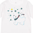 thumbnail image 4 of Inktastic Christmas Polar Bear and Cub with a Star Boys or Girls Long Sleeve Toddler T-Shirt, 4 of 5