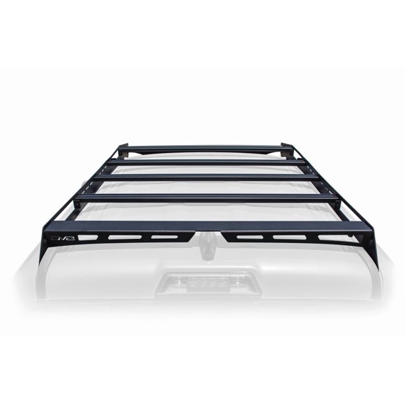 Fits 2016-2022 Toyota Tacoma DV8 Offroad Roof Rack RRTT1-01 Mounts To Existing Holes; Black; Aluminum