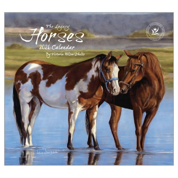 Legacy Publishing Group, Horses by Victoria Wilson Schultz 2026 Wall Calendar, 13.38'' X 12.13'', 12-Month Calendar with Stapled Binding