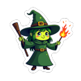 thumbnail image 3 of cartoon Witch Theme Stickers, Waterproof Witch Theme Sticker for Water Bottle Laptop Phone Cases Planner Skateboard Luggage Helmet Party Favor Decor, Ideal for Adults Teens Teacher Rewards, 3 of 9