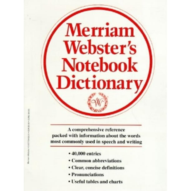 Merriamster's Notebook Dictionary (Paperback)