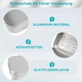 thumbnail image 3 of Advancent Caja de almacenamiento de estaño de amplia aplicación, a prueba de polvo e impermeable, para viajes en casa y Hotel, 2 piezas Juegos de accesorios de baño, 3 of 6