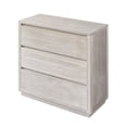 thumbnail image 3 of Topcobe Modern Style Soild Wood 3-Drawer Chest for Bedroom Living Room, Stone Gray, 3 of 8